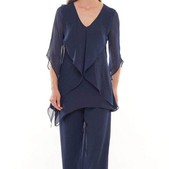 NWT Colors Dress M308 Formal Pantsuits Blue Size 6 - Picture 1 of 4